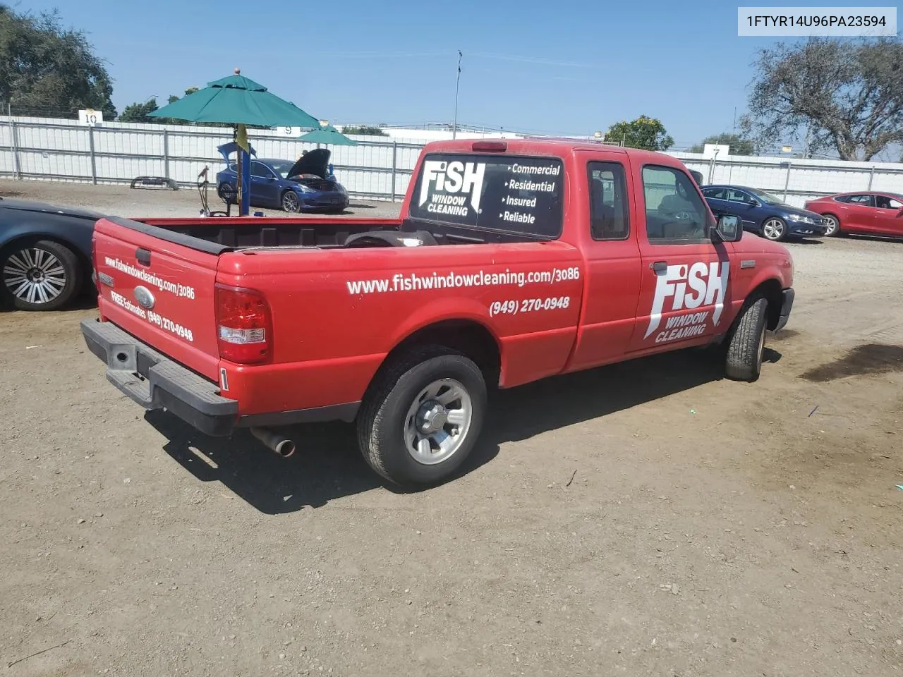 2006 Ford Ranger Super Cab VIN: 1FTYR14U96PA23594 Lot: 72710264