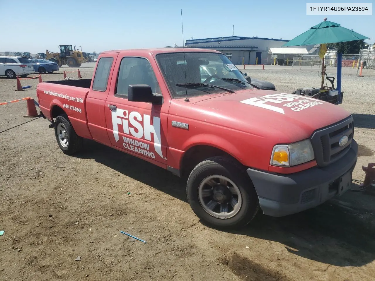 2006 Ford Ranger Super Cab VIN: 1FTYR14U96PA23594 Lot: 72710264