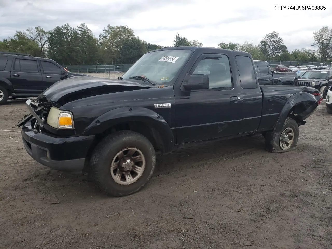 2006 Ford Ranger Super Cab VIN: 1FTYR44U96PA08885 Lot: 73514984