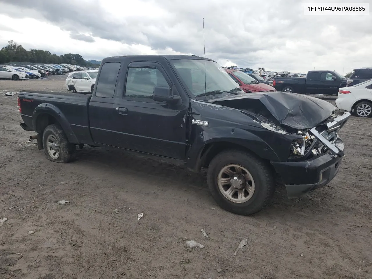 2006 Ford Ranger Super Cab VIN: 1FTYR44U96PA08885 Lot: 73514984