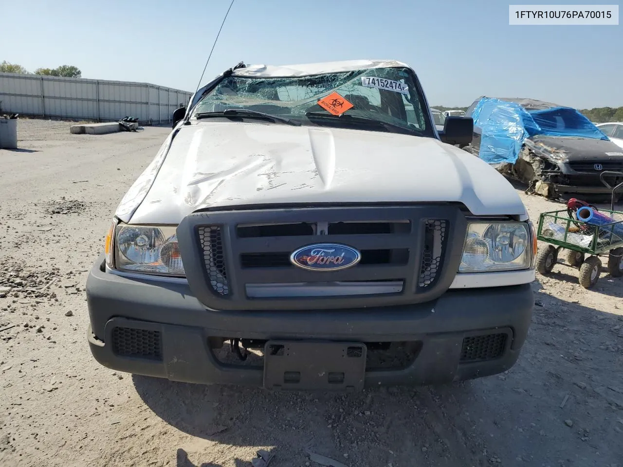 2006 Ford Ranger VIN: 1FTYR10U76PA70015 Lot: 74152474