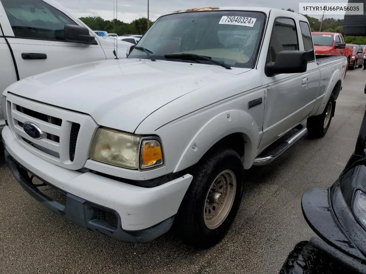 2006 Ford Ranger Super Cab VIN: 1FTYR14U66PA56035 Lot: 75040324