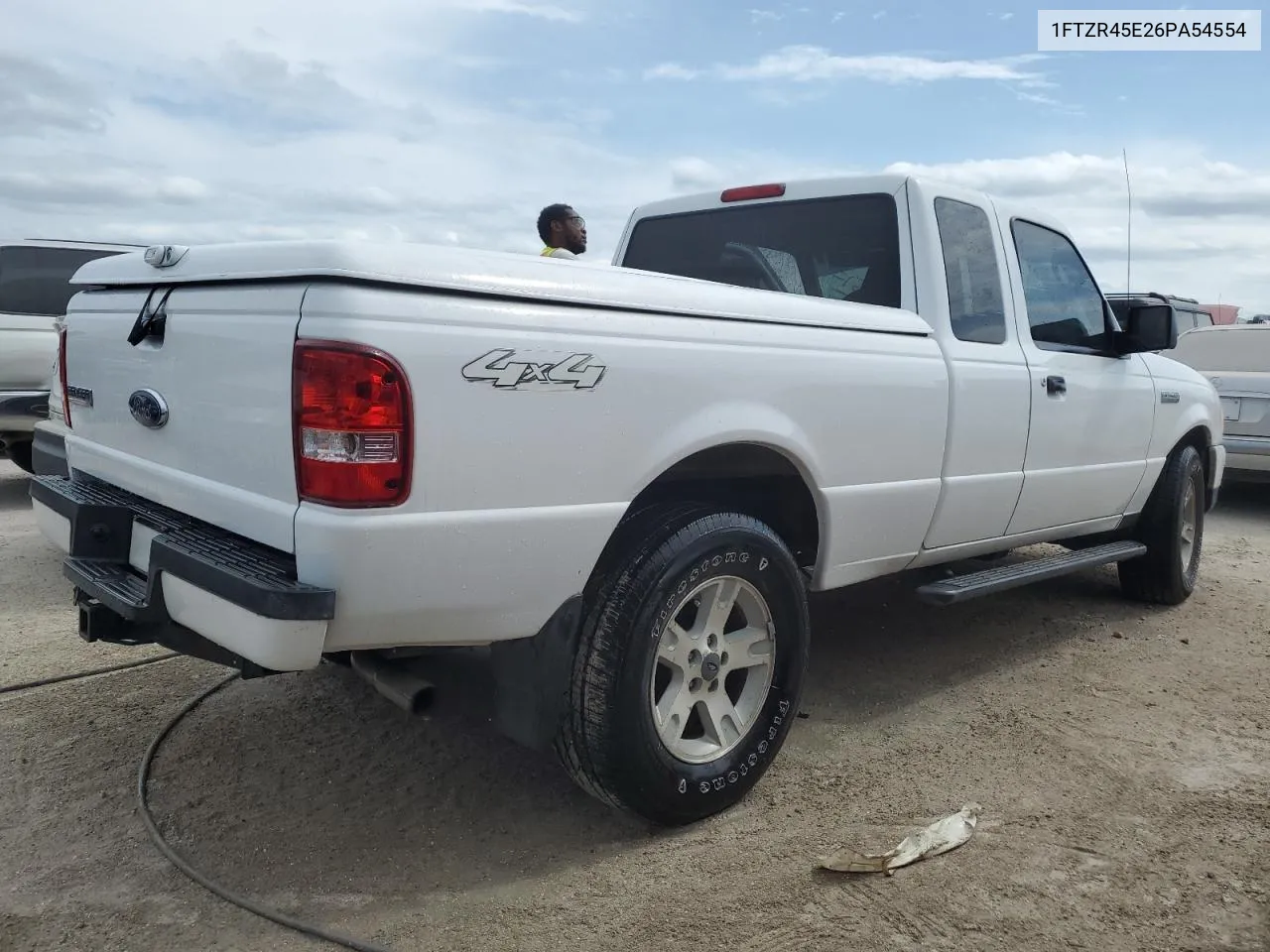 2006 Ford Ranger Super Cab VIN: 1FTZR45E26PA54554 Lot: 75407534