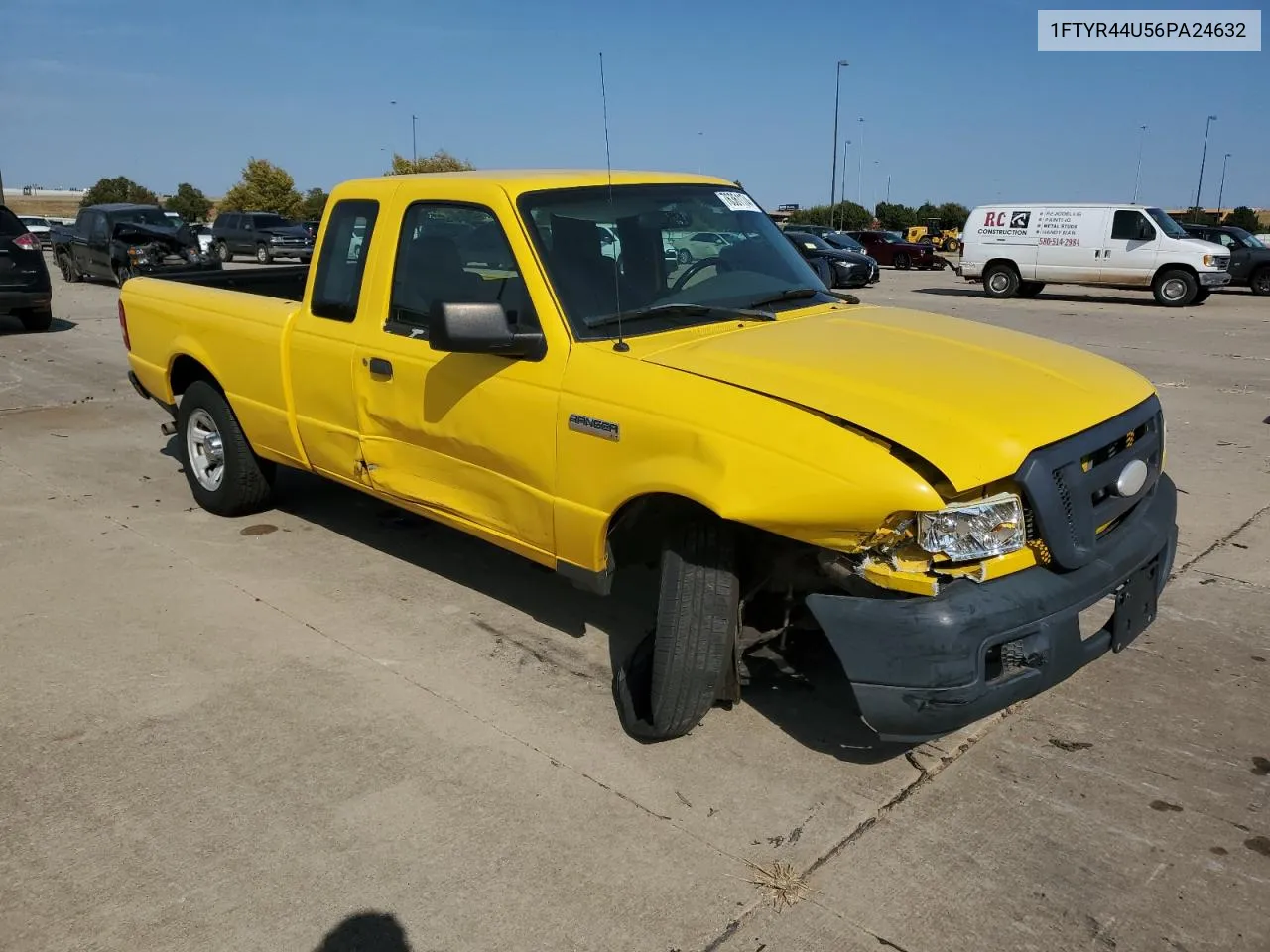 2006 Ford Ranger Super Cab VIN: 1FTYR44U56PA24632 Lot: 76361174