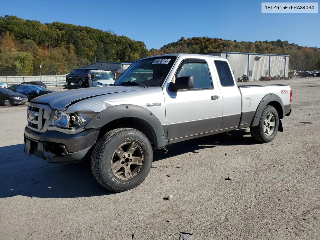 2006 Ford Ranger Super Cab VIN: 1FTZR15E76PA84034 Lot: 76806814