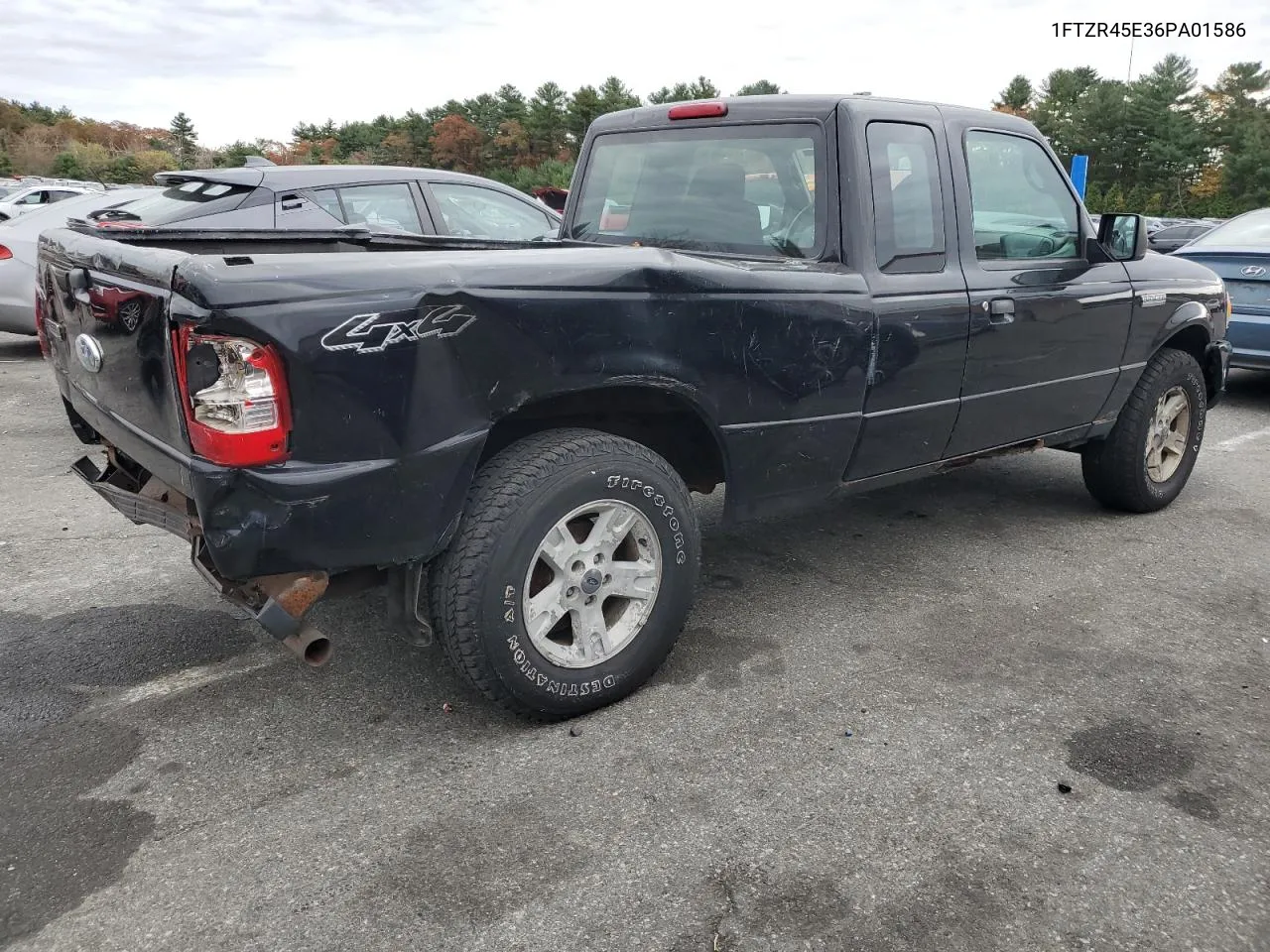 2006 Ford Ranger Super Cab VIN: 1FTZR45E36PA01586 Lot: 77373684