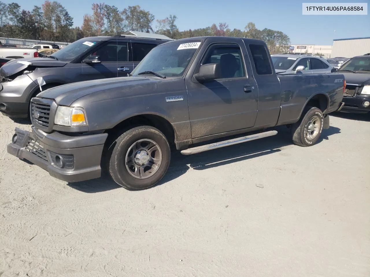 2006 Ford Ranger Super Cab VIN: 1FTYR14U06PA68584 Lot: 77426034