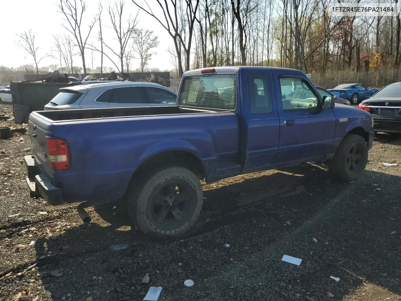 2006 Ford Ranger Super Cab VIN: 1FTZR45E76PA21484 Lot: 78227694