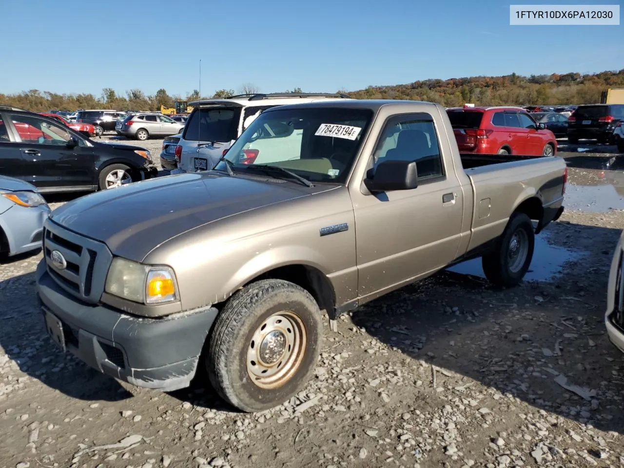 2006 Ford Ranger VIN: 1FTYR10DX6PA12030 Lot: 78479194