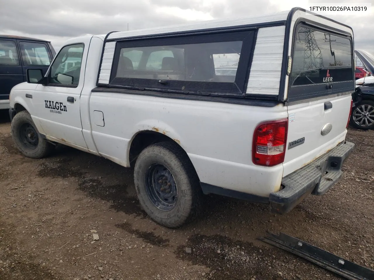 2006 Ford Ranger VIN: 1FTYR10D26PA10319 Lot: 78678204