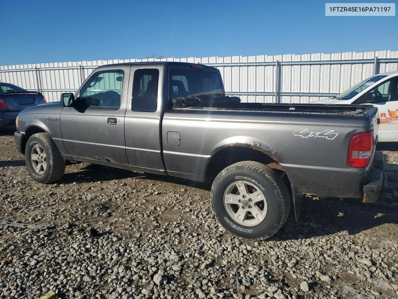 2006 Ford Ranger Super Cab VIN: 1FTZR45E16PA71197 Lot: 79056154