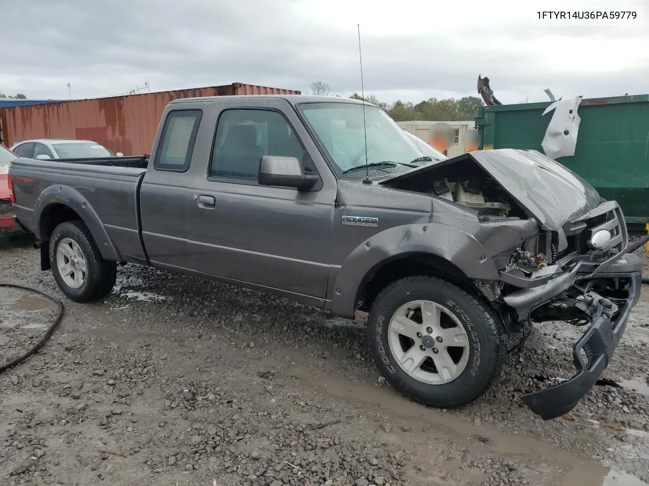 2006 Ford Ranger Super Cab VIN: 1FTYR14U36PA59779 Lot: 79304354