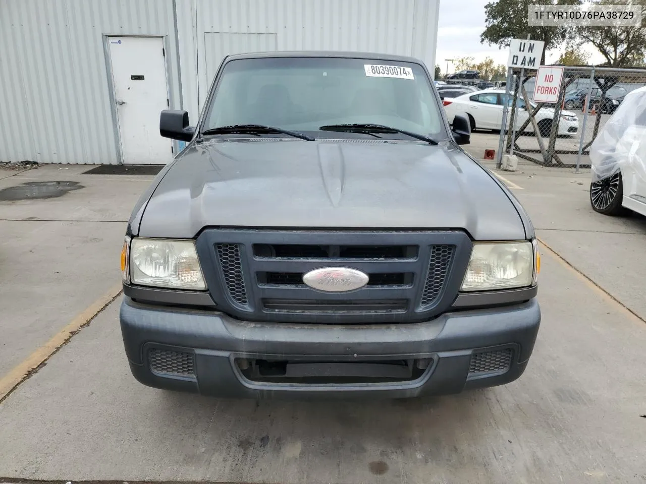 2006 Ford Ranger VIN: 1FTYR10D76PA38729 Lot: 80390074