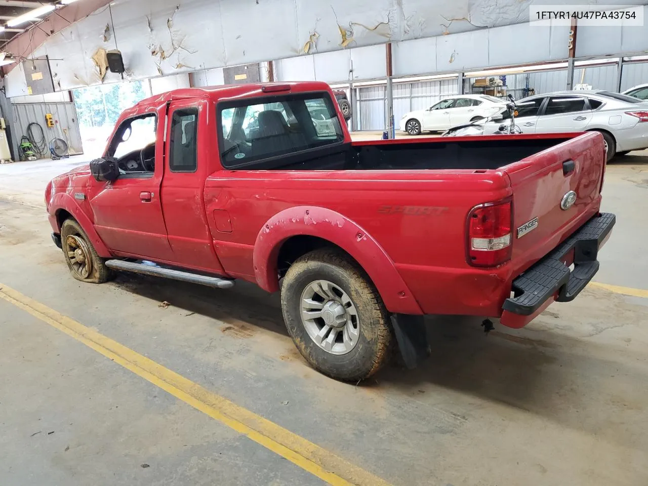 2007 Ford Ranger Super Cab VIN: 1FTYR14U47PA43754 Lot: 66142524