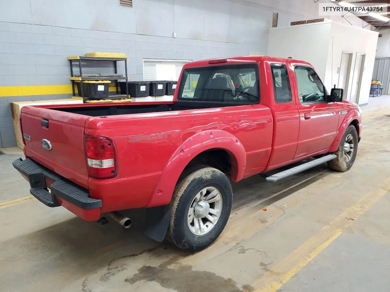 2007 Ford Ranger Super Cab VIN: 1FTYR14U47PA43754 Lot: 66142524