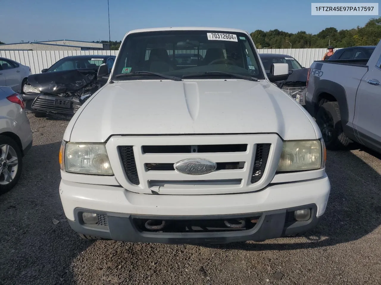 2007 Ford Ranger Super Cab VIN: 1FTZR45E97PA17597 Lot: 70312604