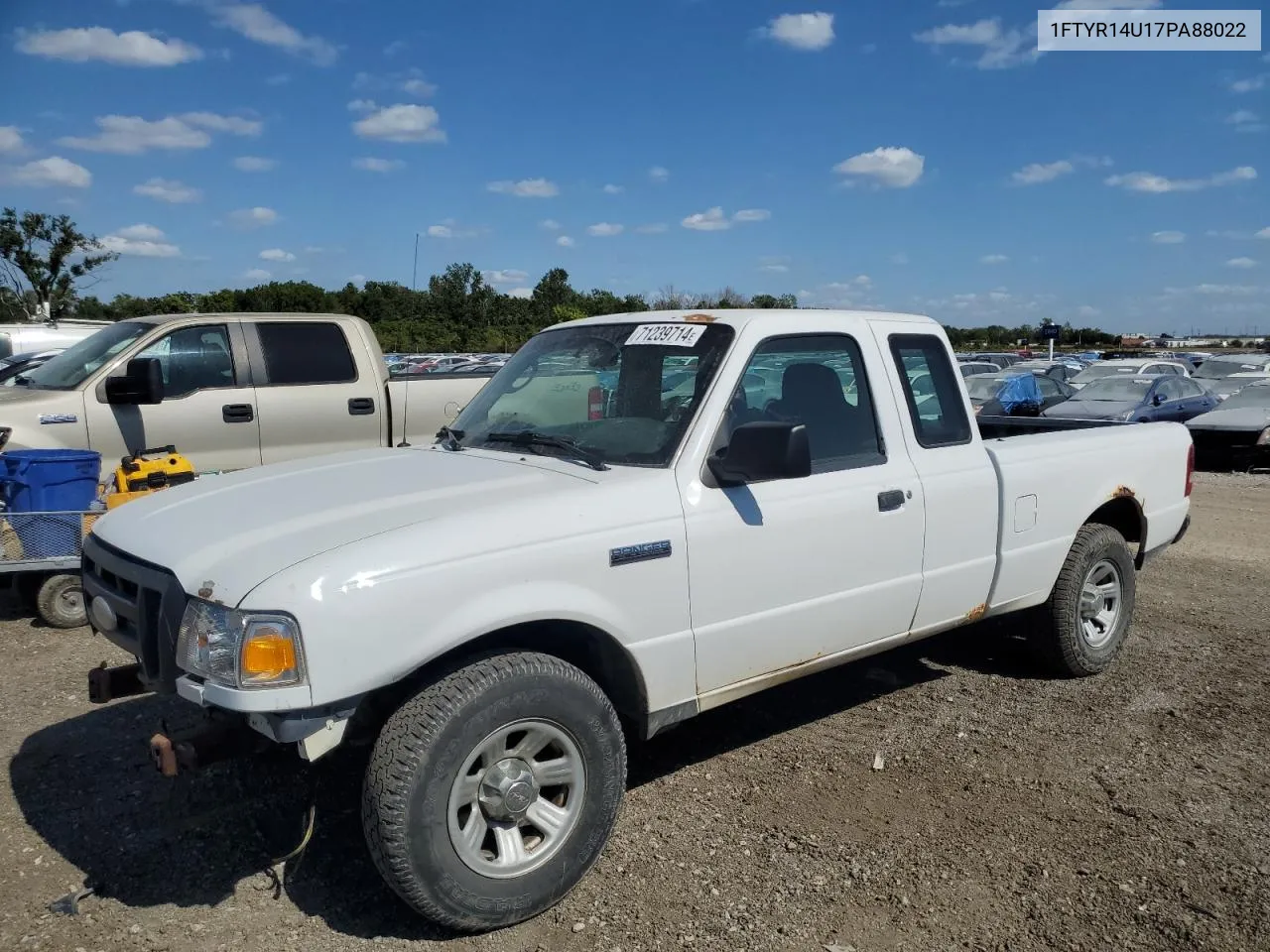 2007 Ford Ranger Super Cab VIN: 1FTYR14U17PA88022 Lot: 71239714