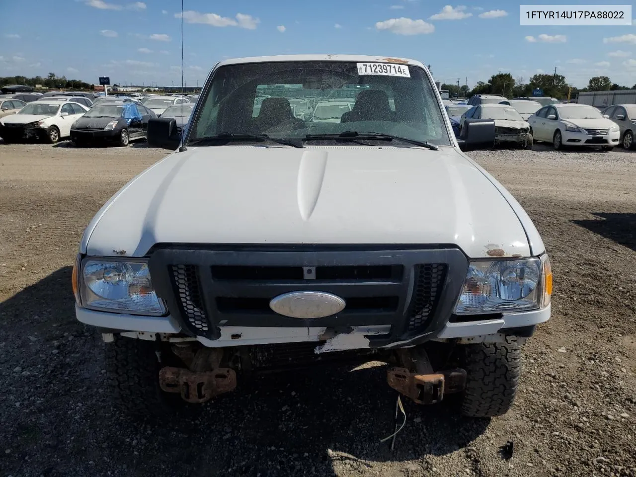 1FTYR14U17PA88022 2007 Ford Ranger Super Cab