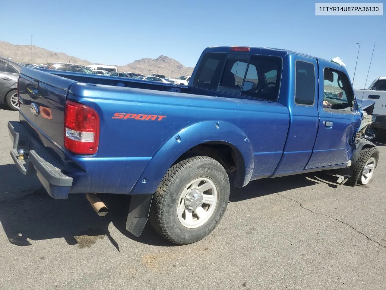 2007 Ford Ranger Super Cab VIN: 1FTYR14U87PA36130 Lot: 71574274