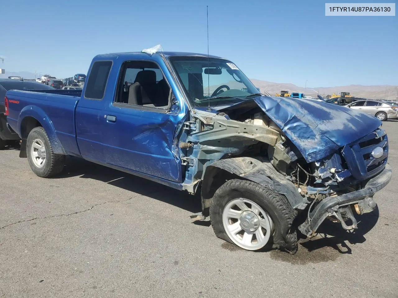 2007 Ford Ranger Super Cab VIN: 1FTYR14U87PA36130 Lot: 71574274