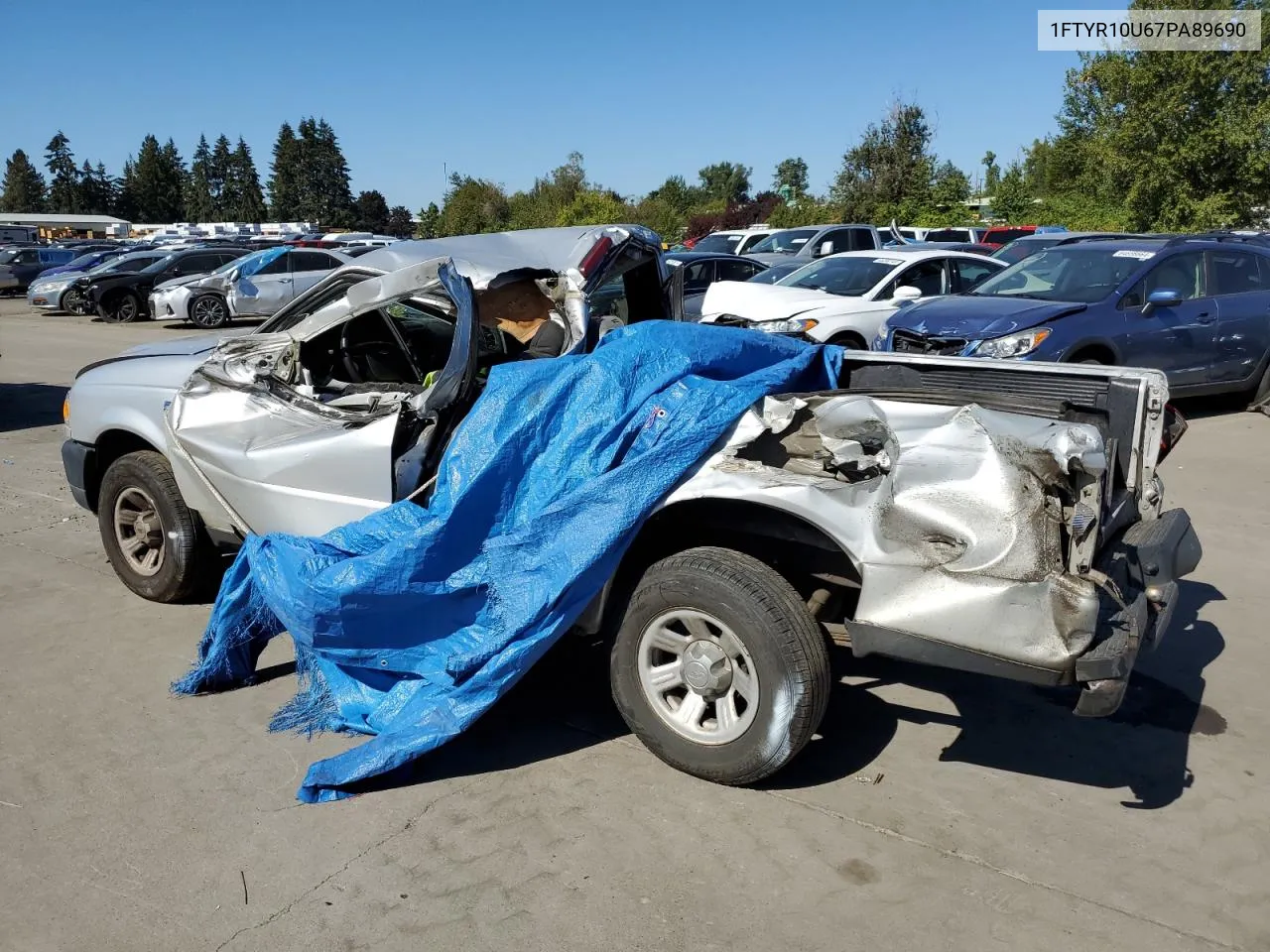 2007 Ford Ranger VIN: 1FTYR10U67PA89690 Lot: 71594994