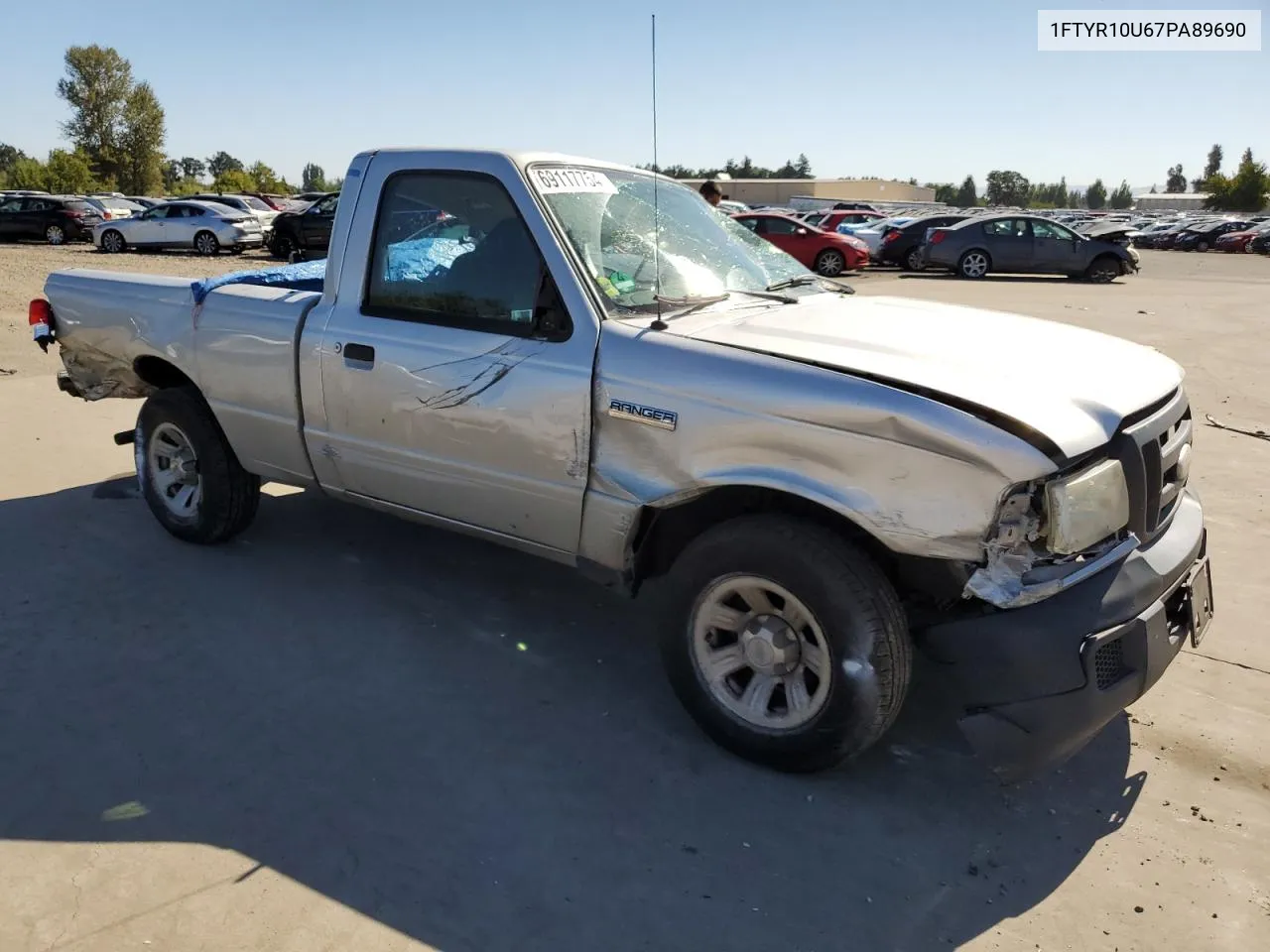 2007 Ford Ranger VIN: 1FTYR10U67PA89690 Lot: 71594994