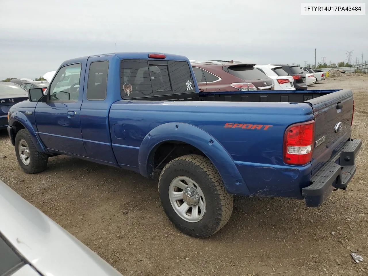 2007 Ford Ranger Super Cab VIN: 1FTYR14U17PA43484 Lot: 73015114