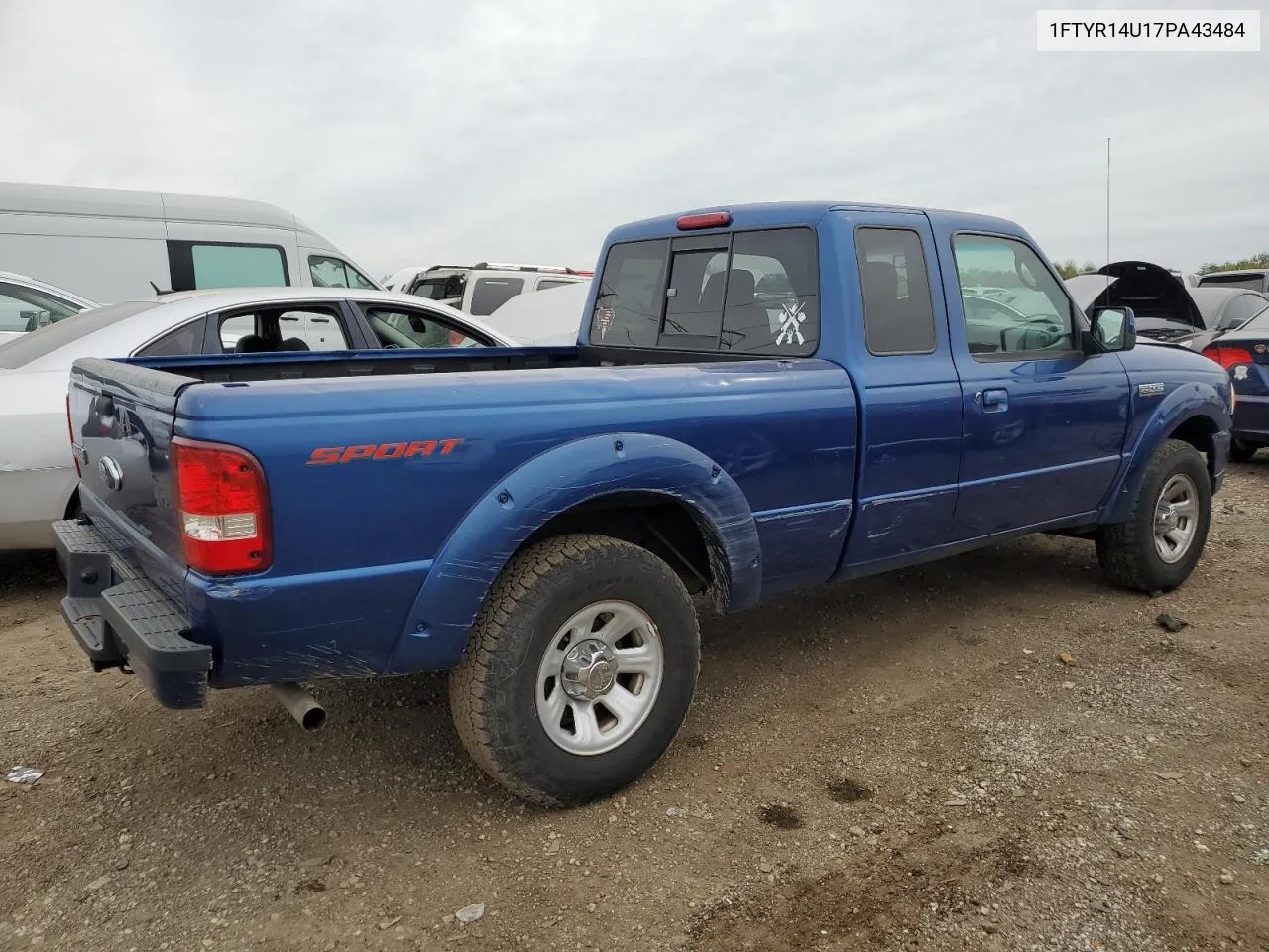 2007 Ford Ranger Super Cab VIN: 1FTYR14U17PA43484 Lot: 73015114