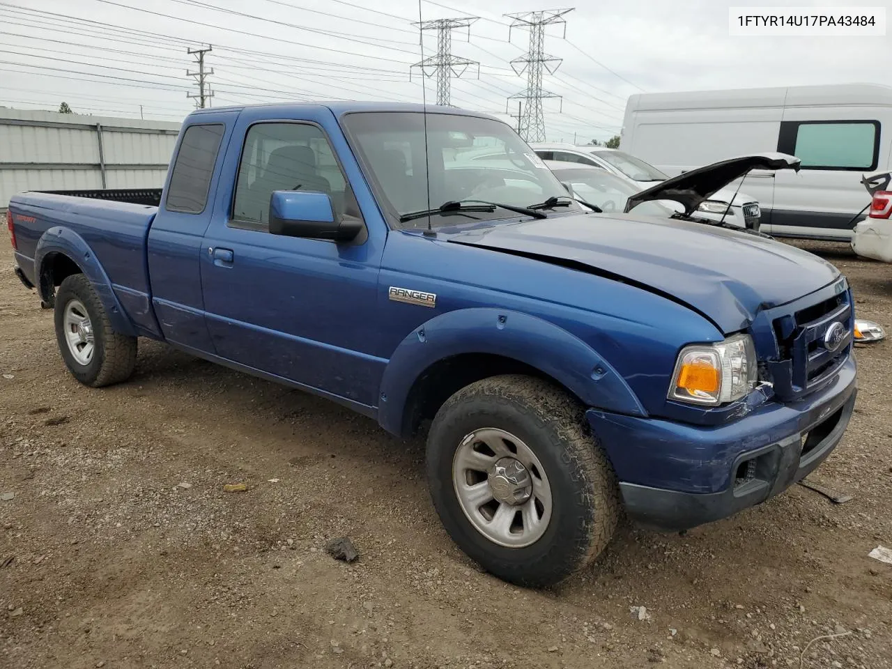 2007 Ford Ranger Super Cab VIN: 1FTYR14U17PA43484 Lot: 73015114