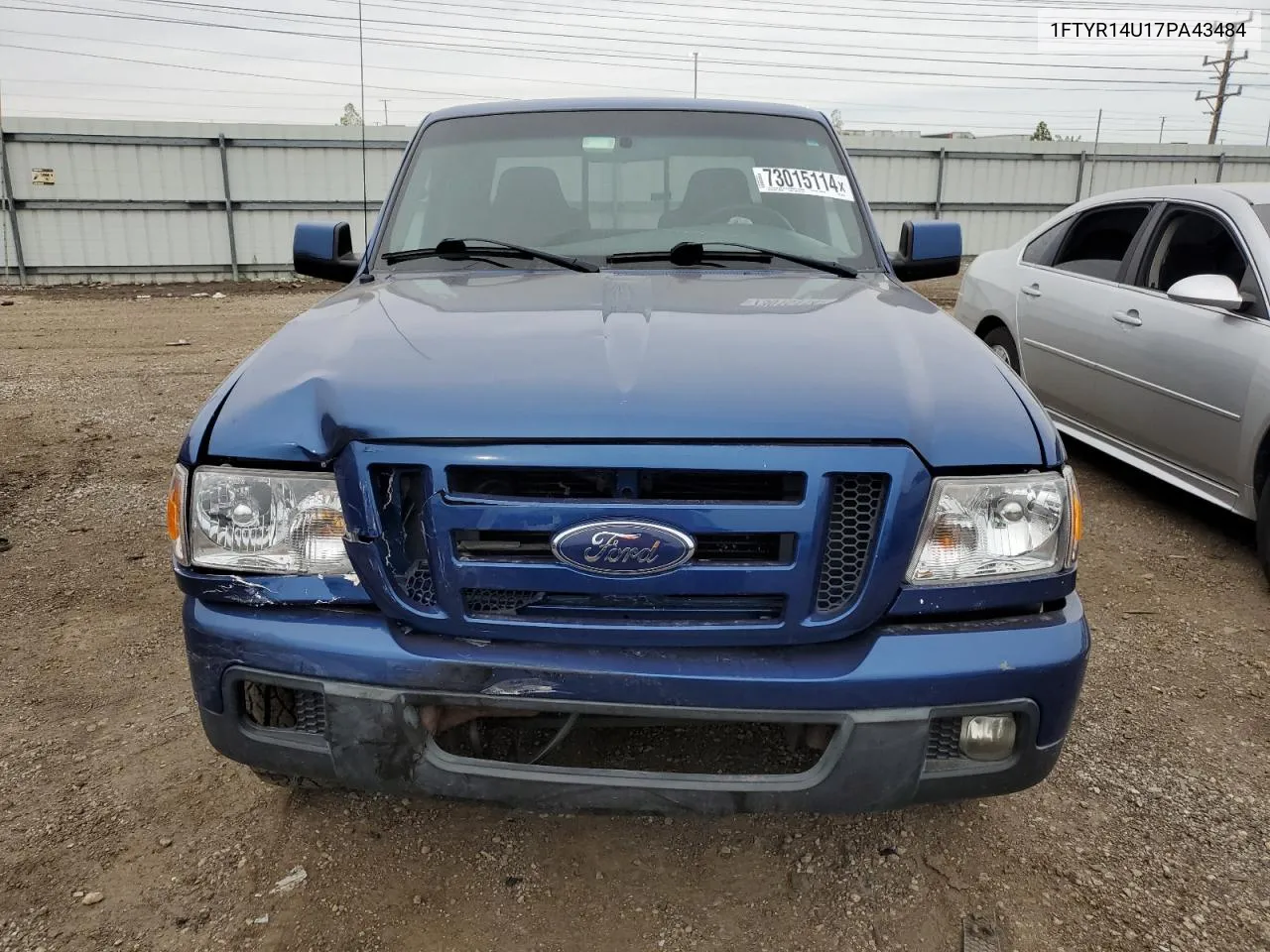 2007 Ford Ranger Super Cab VIN: 1FTYR14U17PA43484 Lot: 73015114