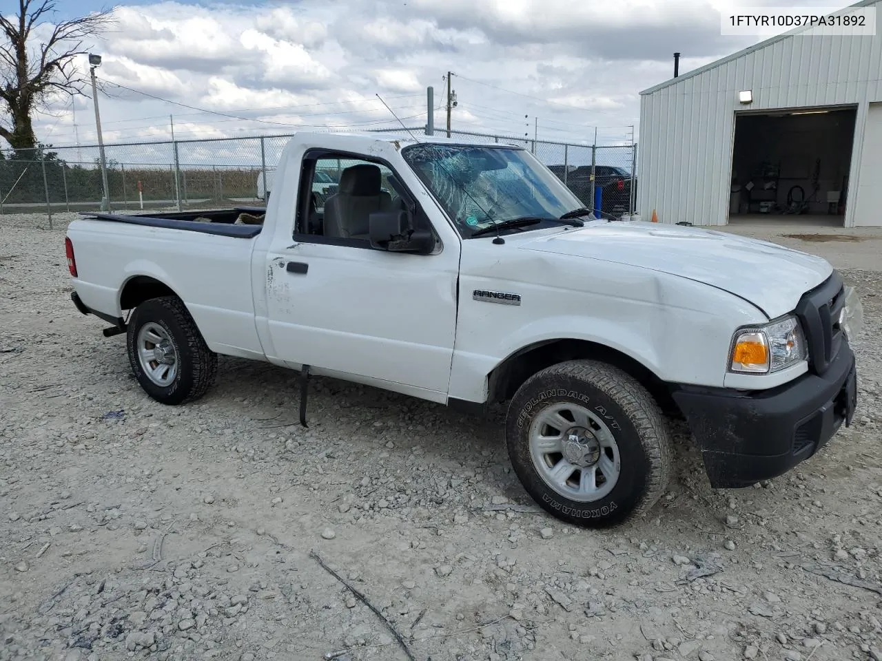 2007 Ford Ranger VIN: 1FTYR10D37PA31892 Lot: 73059014