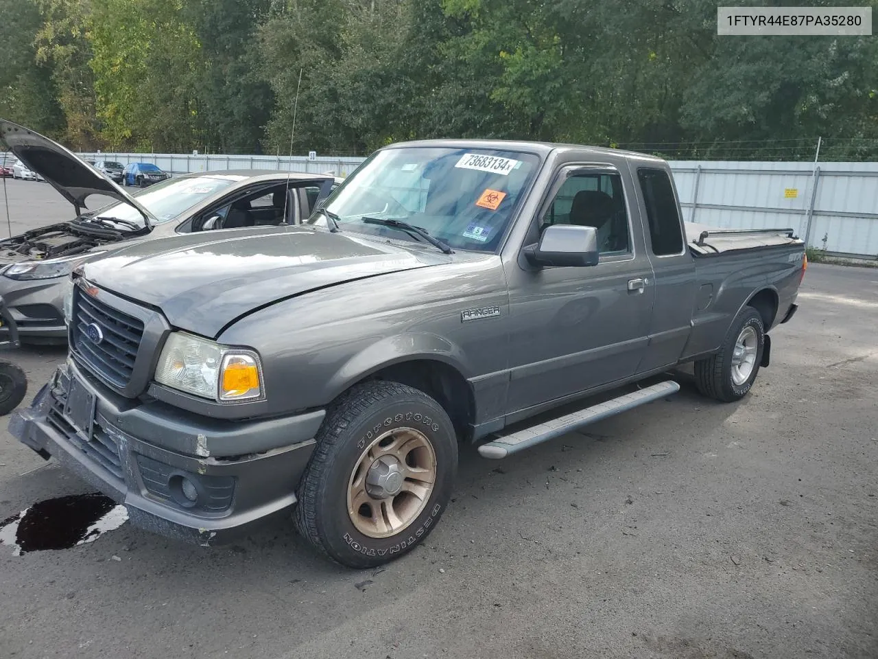 2007 Ford Ranger Super Cab VIN: 1FTYR44E87PA35280 Lot: 73683134