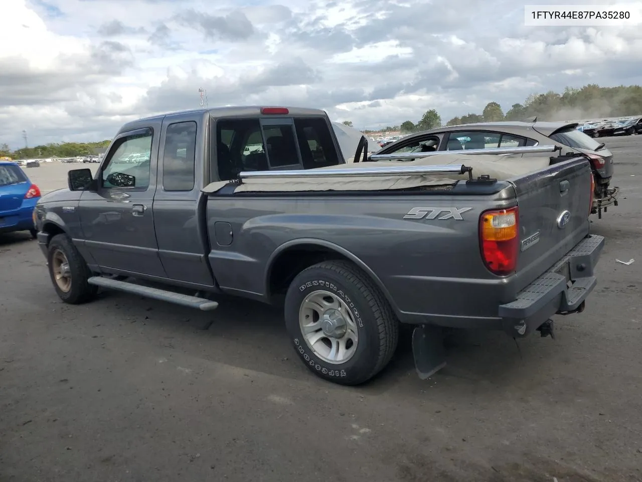 2007 Ford Ranger Super Cab VIN: 1FTYR44E87PA35280 Lot: 73683134