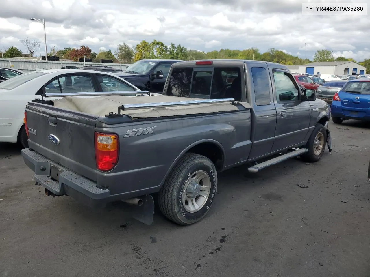 2007 Ford Ranger Super Cab VIN: 1FTYR44E87PA35280 Lot: 73683134