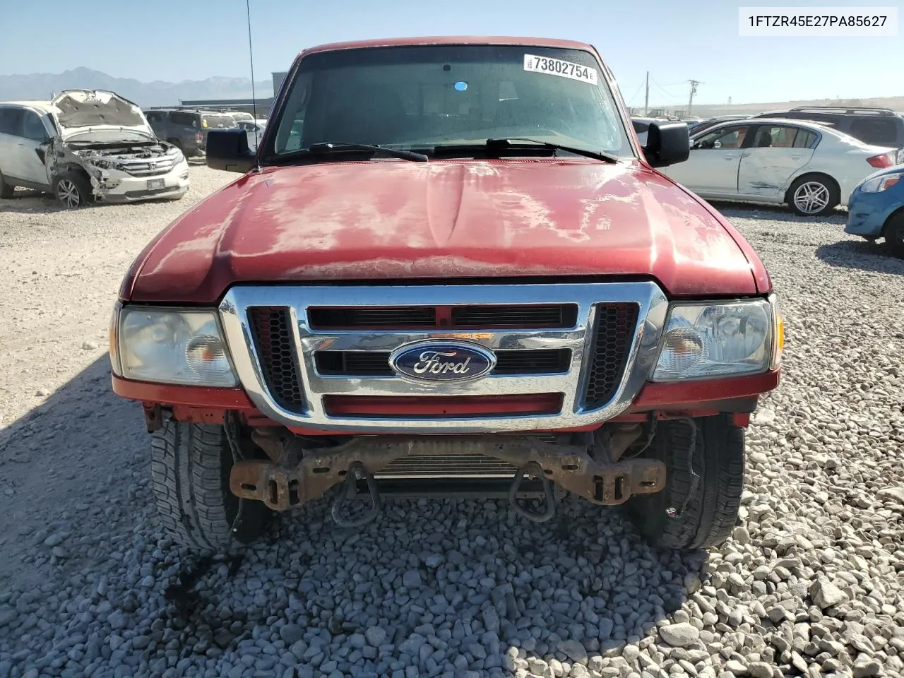 2007 Ford Ranger Super Cab VIN: 1FTZR45E27PA85627 Lot: 73802754