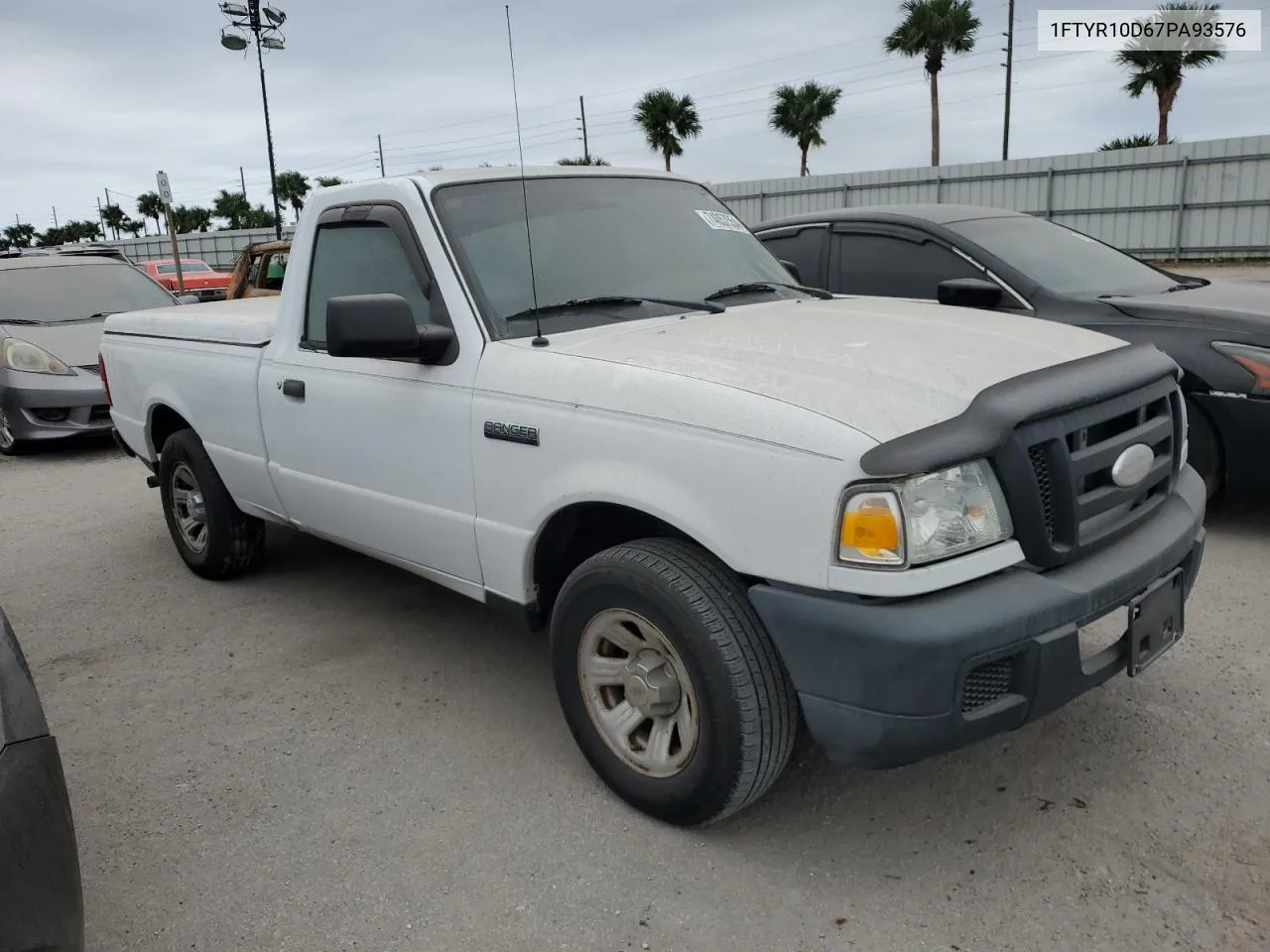 2007 Ford Ranger VIN: 1FTYR10D67PA93576 Lot: 74057554