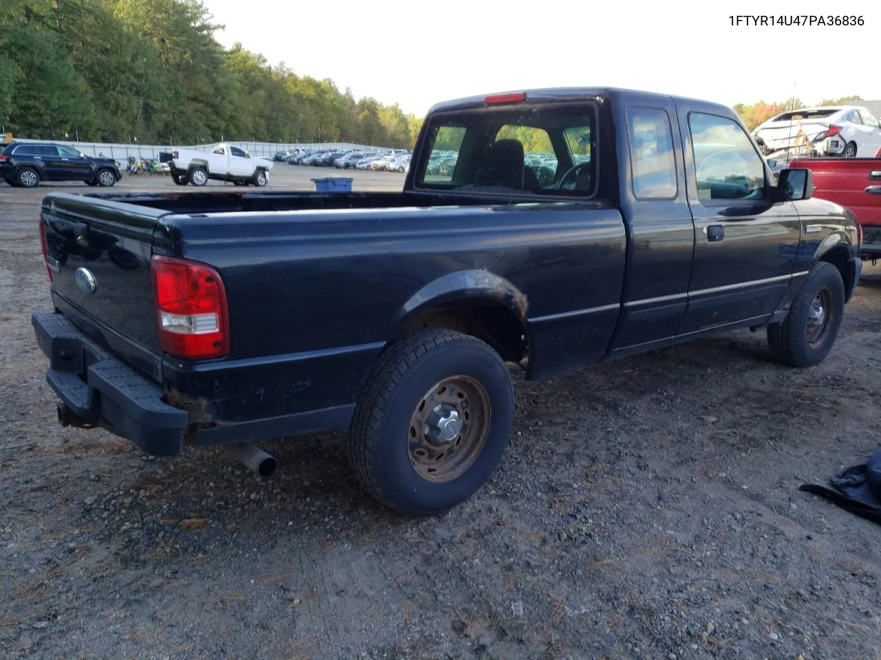 2007 Ford Ranger Super Cab VIN: 1FTYR14U47PA36836 Lot: 74099504