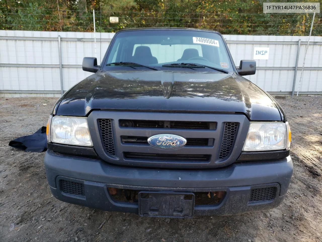 2007 Ford Ranger Super Cab VIN: 1FTYR14U47PA36836 Lot: 74099504