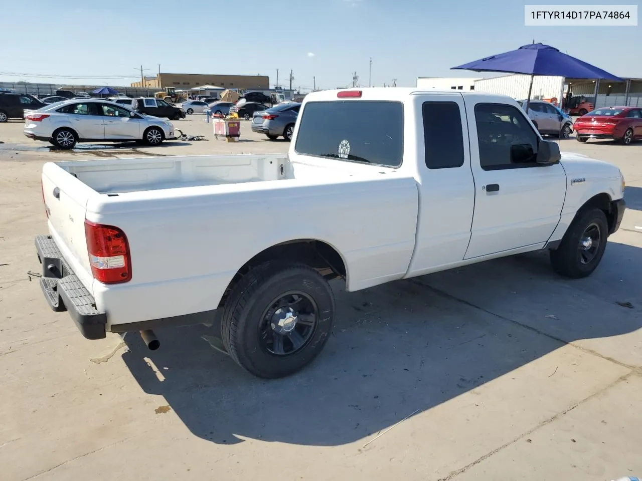 2007 Ford Ranger Super Cab VIN: 1FTYR14D17PA74864 Lot: 74283284