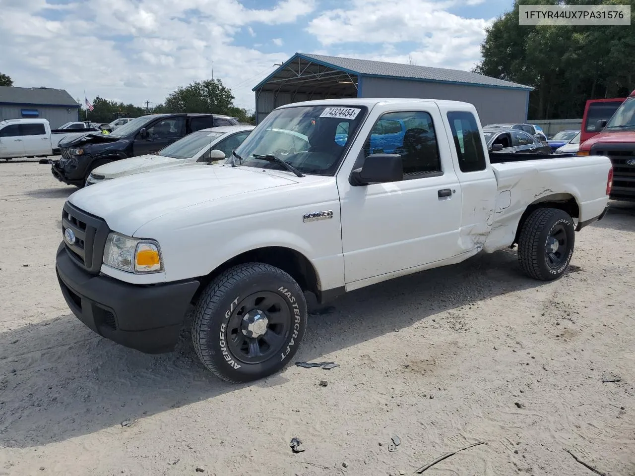 2007 Ford Ranger Super Cab VIN: 1FTYR44UX7PA31576 Lot: 74324454