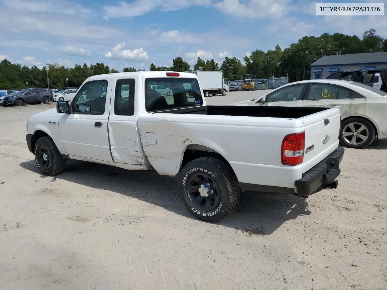 2007 Ford Ranger Super Cab VIN: 1FTYR44UX7PA31576 Lot: 74324454