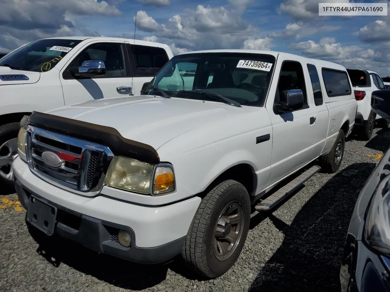 2007 Ford Ranger Super Cab VIN: 1FTYR44U47PA61690 Lot: 74739864