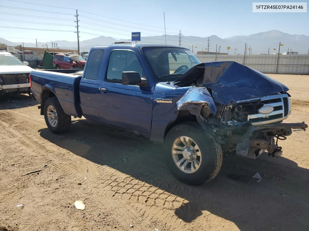 2007 Ford Ranger Super Cab VIN: 1FTZR45E07PA24146 Lot: 74981814