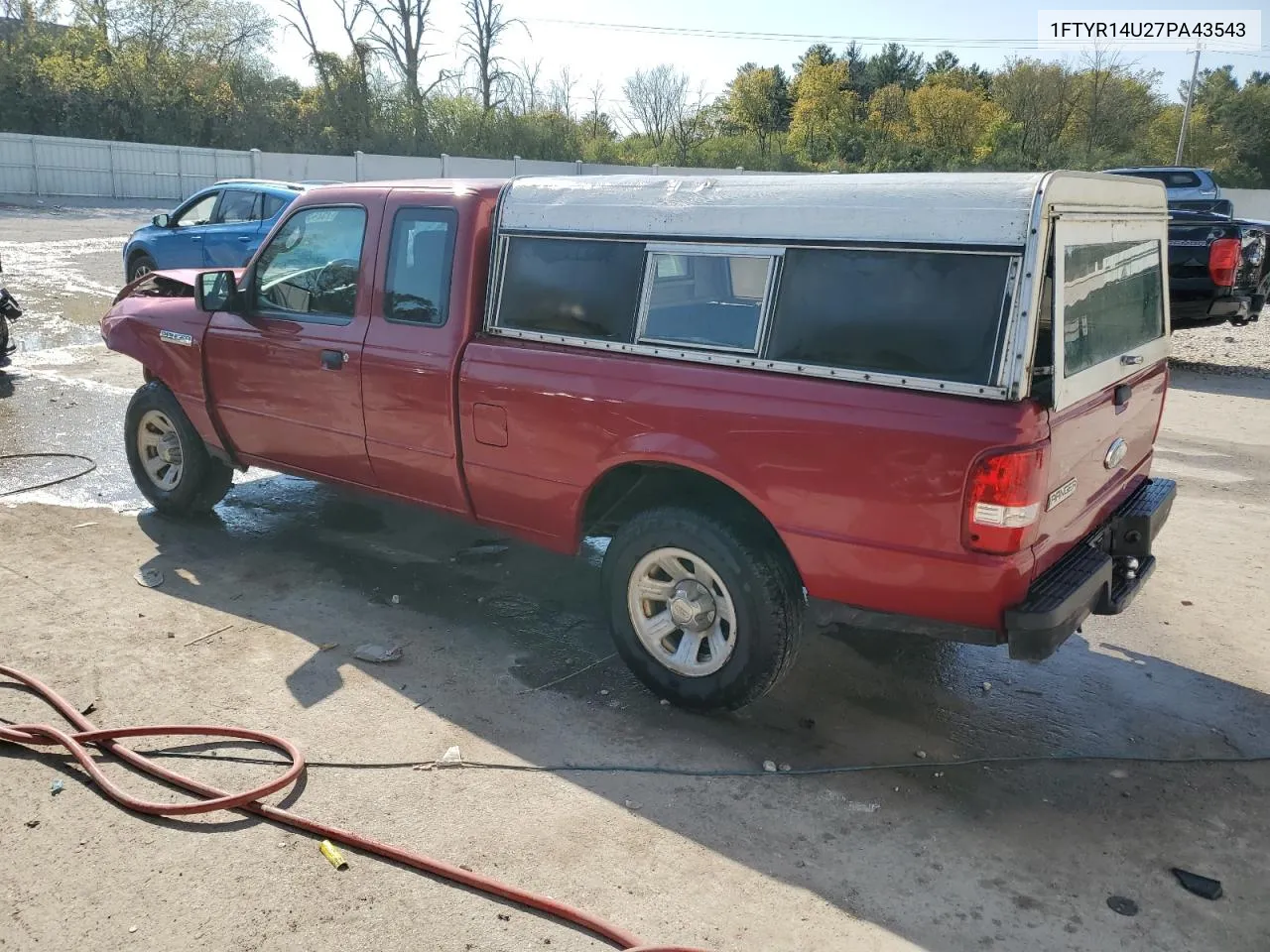 2007 Ford Ranger Super Cab VIN: 1FTYR14U27PA43543 Lot: 75243634