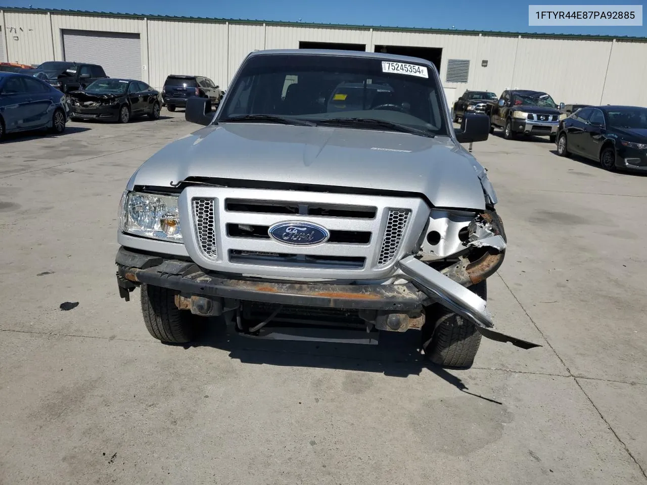 2007 Ford Ranger Super Cab VIN: 1FTYR44E87PA92885 Lot: 75245354