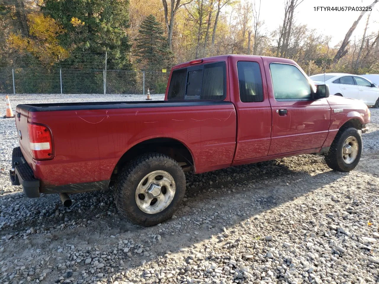 2007 Ford Ranger Super Cab VIN: 1FTYR44U67PA03225 Lot: 75872414