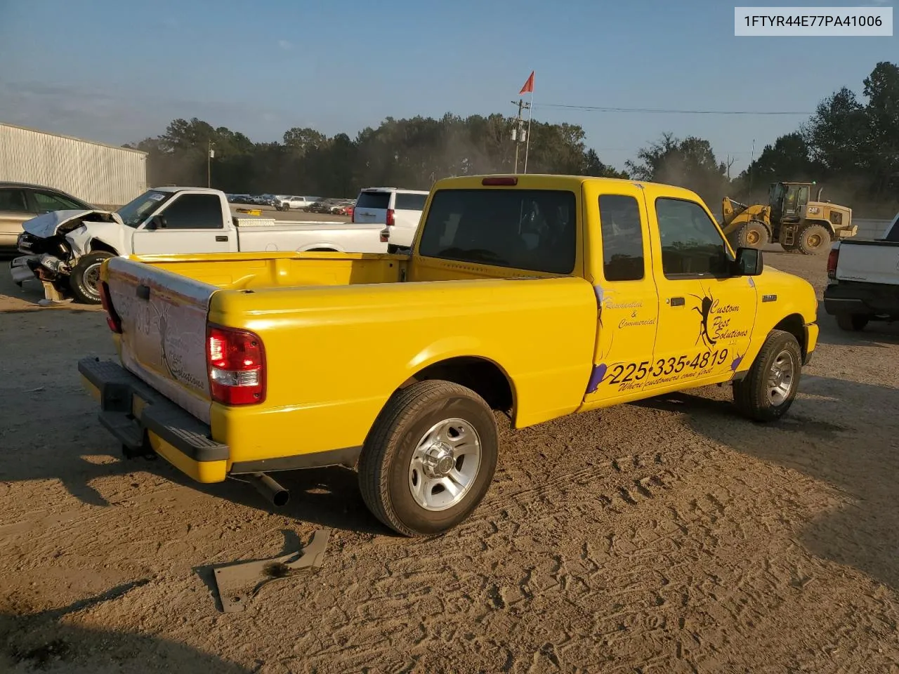 2007 Ford Ranger Super Cab VIN: 1FTYR44E77PA41006 Lot: 76359244