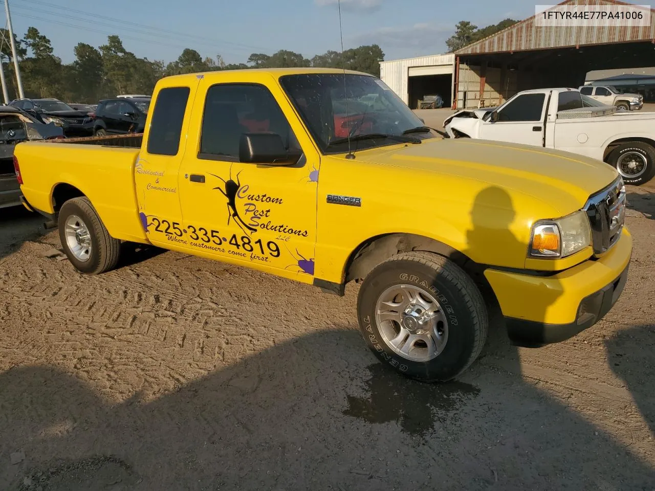 2007 Ford Ranger Super Cab VIN: 1FTYR44E77PA41006 Lot: 76359244