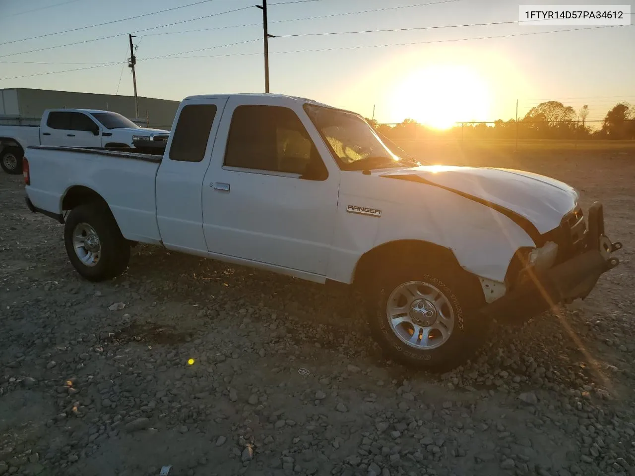 2007 Ford Ranger Super Cab VIN: 1FTYR14D57PA34612 Lot: 76747564