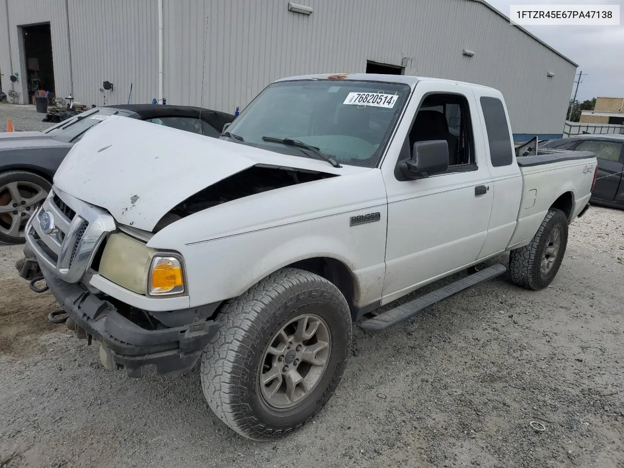 2007 Ford Ranger Super Cab VIN: 1FTZR45E67PA47138 Lot: 76820514